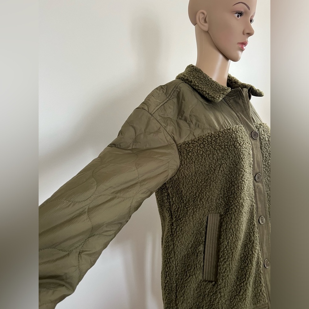 Madewell Hybrid Sherpa Jacket NWT - Picture 7 of 8